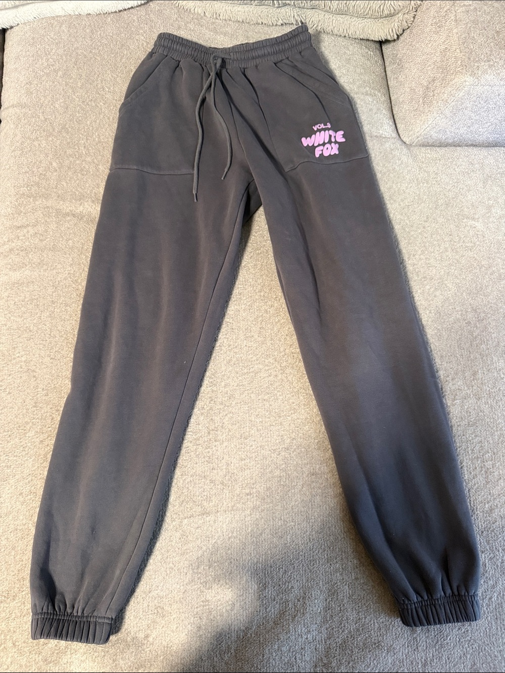 White fox Gray Jogger Pants Vol 3